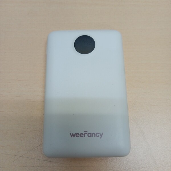 y050808fk モバイルバッテリー 軽量 小型 大容量 薄型 10000mAh ケーブル内蔵 急速充電 WeeFancy 22.5W PD QC 3.0 USB