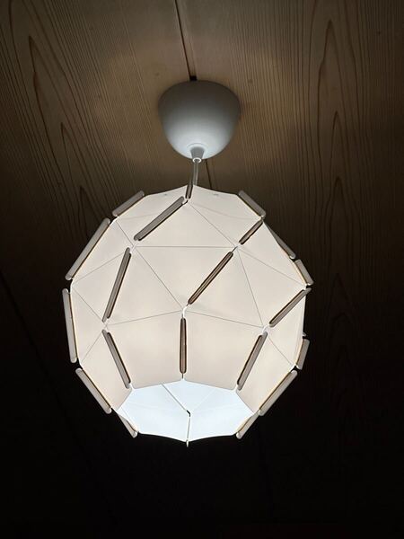 【5月21日終了】美品セットIKEA イケア シーリングライト+電球+リモコン 照明 ペンダントライト 天井照明 LED リビング照明 ライト