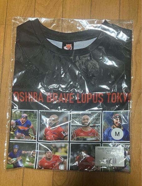 【未使用品】6/1 優勝 東芝ブレイブルーパス リーチ マイケル 北海道凱旋記念 Tシャツ Mサイズ