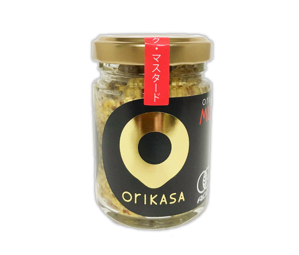 オリカサマスタード(65g)★日本初の国産オーガニック★無添加・無化学調味料★無肥料・無農薬★フレッシュな香りとマイルドな塩味♪