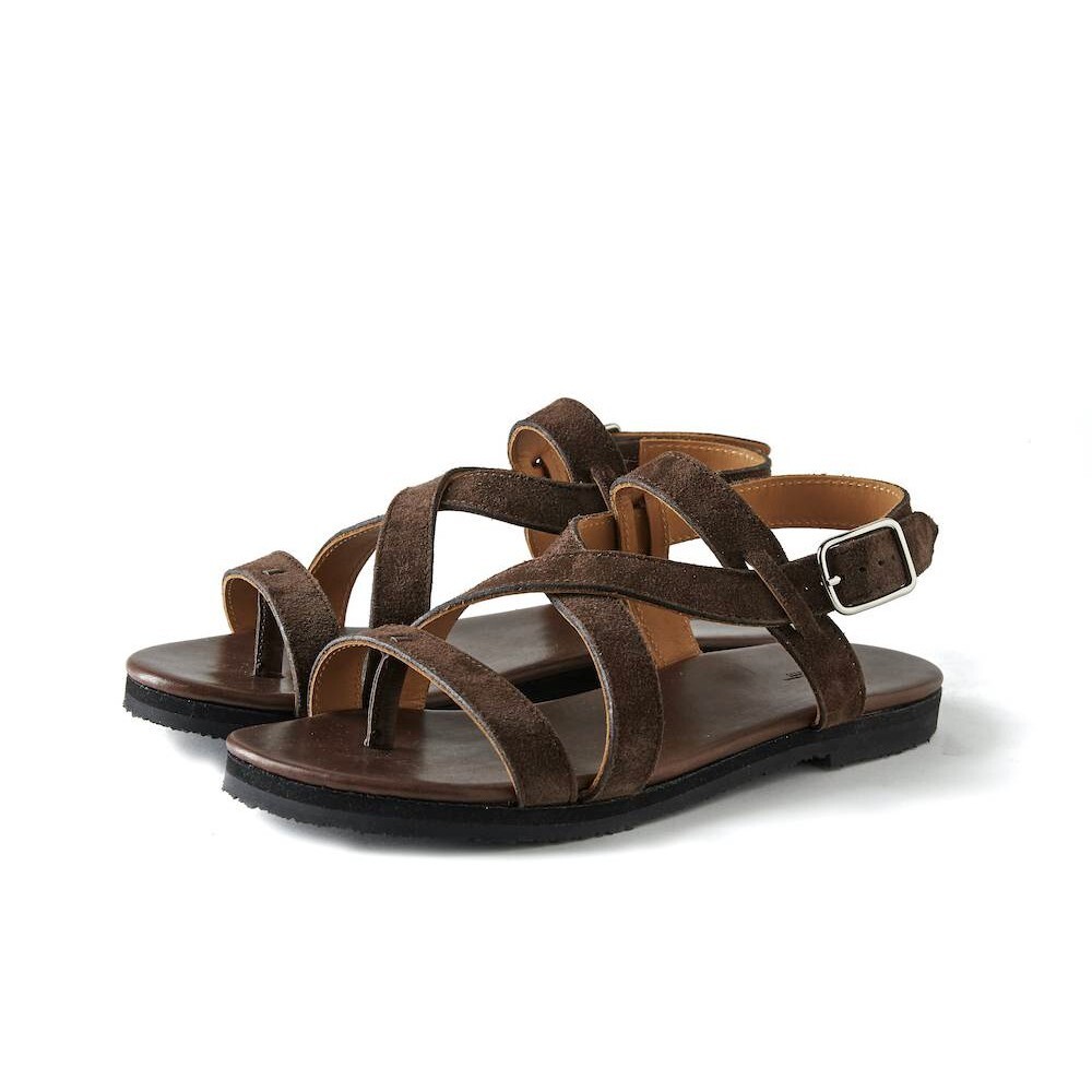 Visvim レザーサンダル VISVIM × mastermind JAPAN LAMA SANDAL-FOLK レザーサンダル M