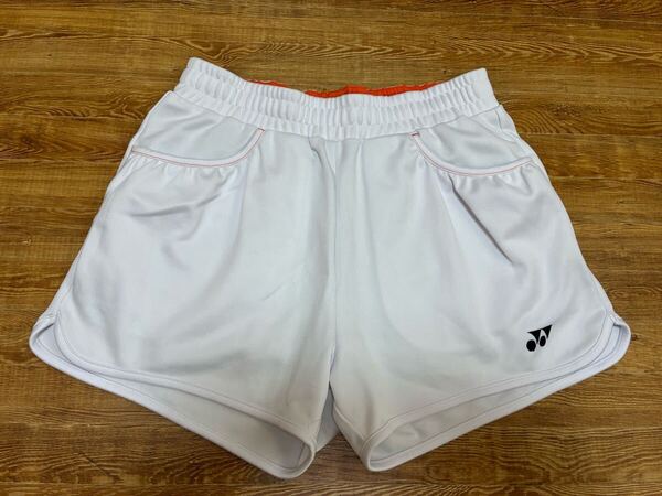 ヨネックス ショートパンツ レディース サイズL ボトムス スポーツ バドミントン テニス YONEX 白 短パン