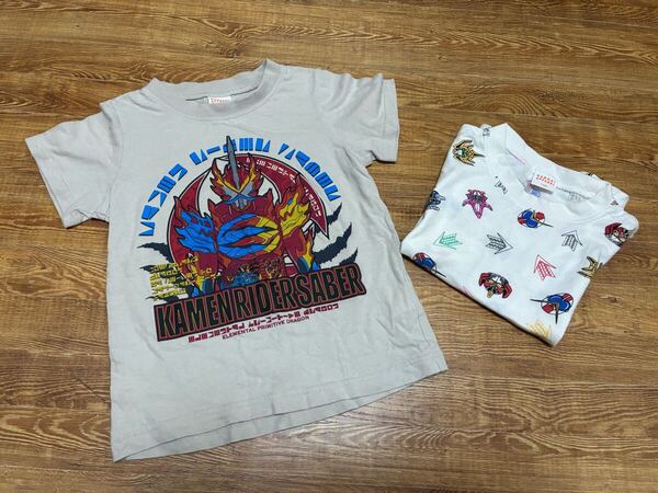 仮面ライダーセイバー 半袖Tシャツ 100センチ 2枚セット トップス キッズ 男の子男子 戦隊モノ 子供服