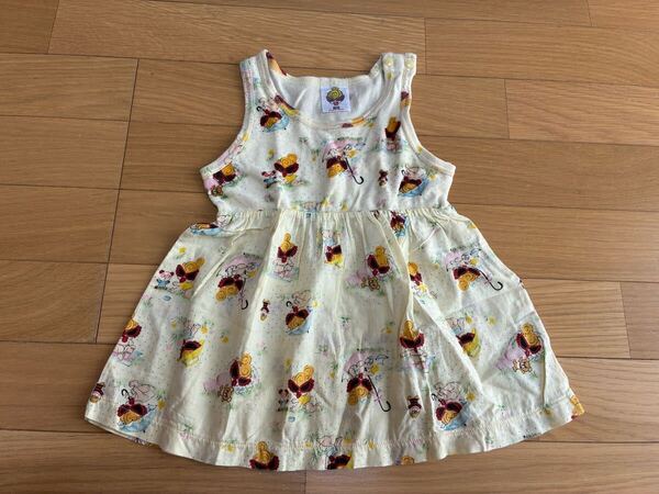 ヒスミニ ワンピース 80センチ ボトムス キッズ ベビー服 女の子 ノースリーブワンピース 夏ワンピ ヒステリックミニ 子供服 総柄