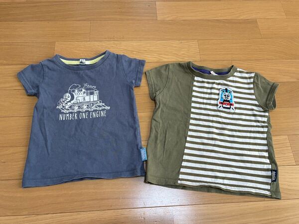 機関車トーマス 半袖Tシャツ 95センチ 90 100 2枚セット トップス キッズ ベビー服 子供服 男の子男子