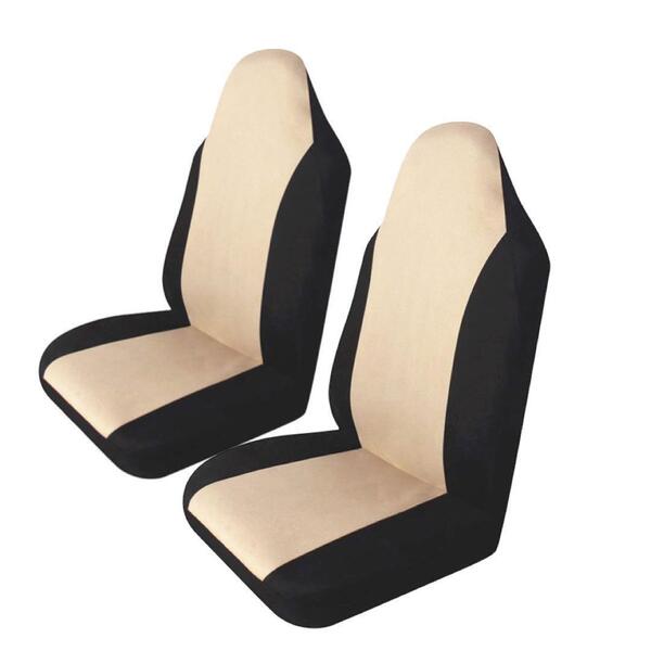 新品2枚セット シートカバー ブラック 軽バン 運転席助手席セット 前席 ベージュ ブラック 黒 トヨタ プロボックス 日産 ルークス