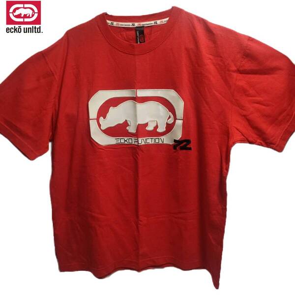 ビンテージ エコー ECKO UNLTD 異素材 ロゴ Tシャツ
