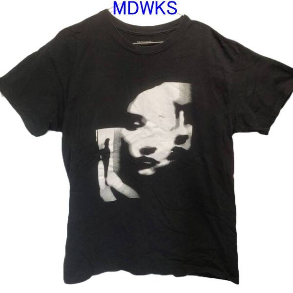 MDWKS マリリンマンソン調 フォトTシャツ