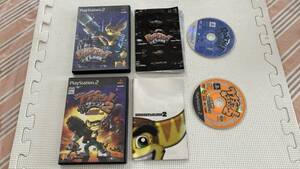 25-PS2-381-T ジャンク動作品 プレイステーション2 ラチェット&クランク セット