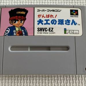 25-SFC-165-T 動作品 スーパーファミコン がんばれ!大工の源さん (アクション)