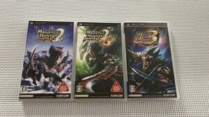 25-PSP-24-T 動作品 プレイステーションポータブル モンスターハンター セット モンハンセット