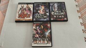ジャンクPS2-837 動作未確認 プレイステーション2 無双OROCHI 無双orochi魔王再臨 決戦2 戦国無双