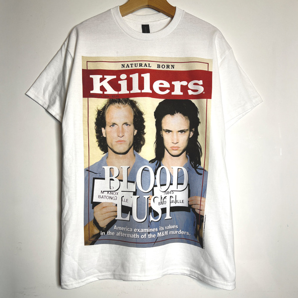 L ナチュラルボーンキラーズ Natural Born Killers ムービー Tシャツ ナインインチネイルズ レイジアゲインストザマシーン