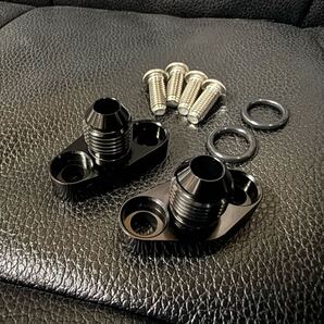 ボルト付き Z750GP GPz750F オイルクーラー 取り出し AN6 #6 フィッティング ホース アクティブ アールズ 対応 KZ750R ZX750A