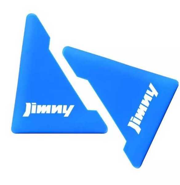 ジムニー jimny ドア コーナーカバー 2個セット 保護 シリコン 青