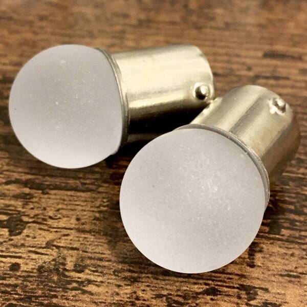 S25 BA15S LED 平行ピン 24V サイドマーカー バスマーカー ナマズ デコトラ デコトラレトロ トラック 雫バルブ ホワイト 白 2個セット