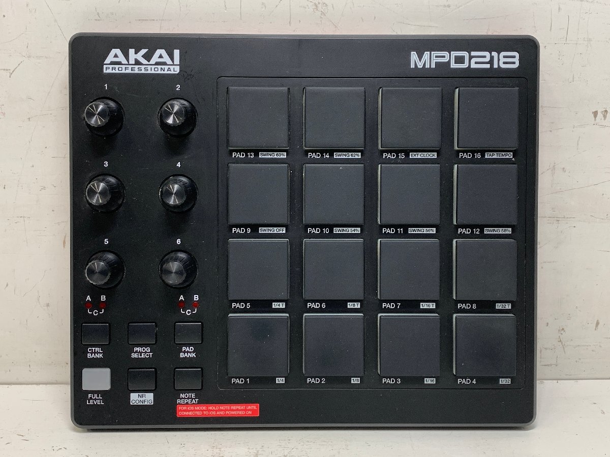AKAI MPD218 (USB - MIDIパッドコントローラー)(アカイ