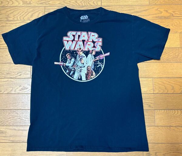 STAR WARS MEN’S SHORT SLEEVE T-SHIRTS size-L(着丈71身幅55) 中古 送料無料 NCNR