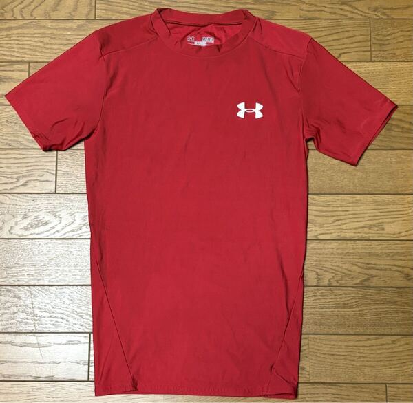 UNDER ARMOUR MEN’S COMPRESSION SHORT SLEEVE T-SHIRTS size-M(着丈61身幅40) 中古 送料無料 NCNR