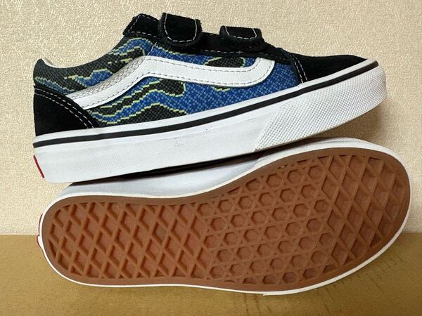 VANS KID’S OLD SKOOL V size-19.0cm 中古(美品) 箱無し 送料無料 NCNR