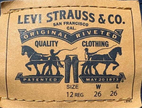 Levi”s 511 SLIM size-W26(平置き33cm)L26(股下67) 中古(美品-1回使用) 送料無料 NCNR