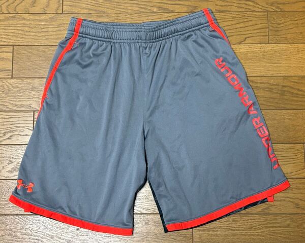 UNDER ARMOUR KID’S TRAINING SHORTS size-YXL/160(平置き35cm股下21cm) 中古(美品) 送料無料 NCNR
