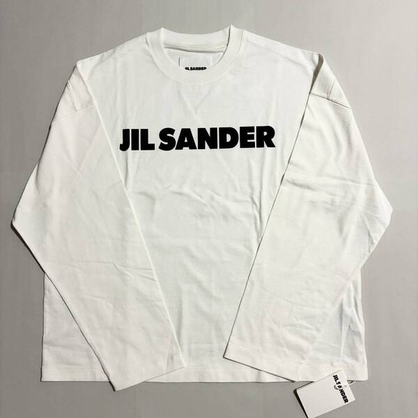 新品未使用!送料込み★Jil Sander★ロゴ 長袖Tシャツ ロンT コットン