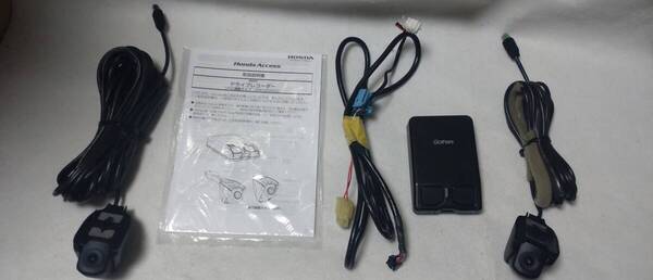 ☆DRH-204VD+後方録画カメラ+32GBSDカード ホンダ純正 ドライブレコーダー フロント用 ナビ スマートフォン連動タイプ 駐車時録画機能付☆