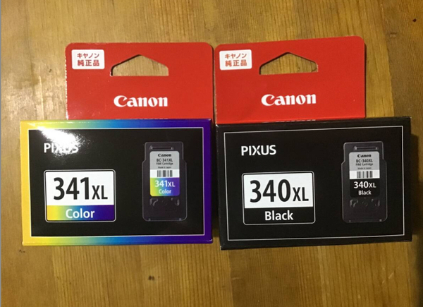 送料無料●Canon 純正インクカートリッジ BC-340XL+BC-341XL ブラック+カラー 大容量 新品