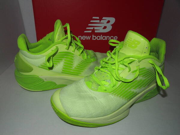 ◆ 中古品 New Balance TWO WXY v5 BB2WYEG5 ニューバランス バスケットシューズ 28㎝ ライムグリーン