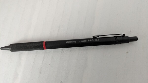 ロットリング(Rotring) シャープペンシル ラピッドプロ 0.7mm ブラック 1904-257