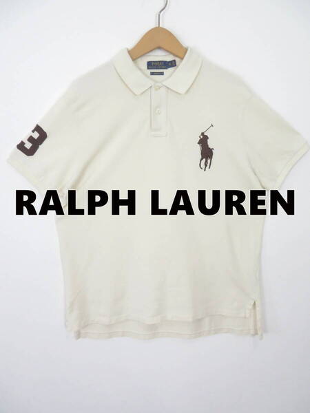 ポロラルフローレン ★ ビッグポニー 鹿の子 ポロシャツ XL ★ POLO RALPH LAUREN メンズ 半袖 BIG PONY ナンバリング 番号 3