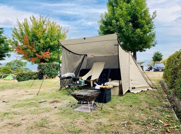 ● FIELDDOOR パップテント320 ライトベージュ●