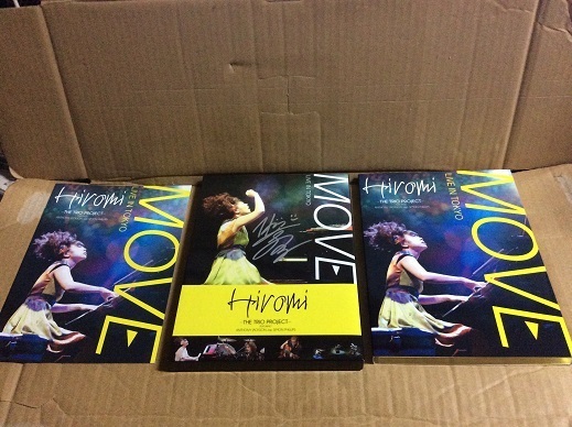 DVD 上原ひろみ MOVE LIVE IN TOKYO 完全版 送料無料 3枚組 通販限定 サイン入り THE TRIO PROJECT