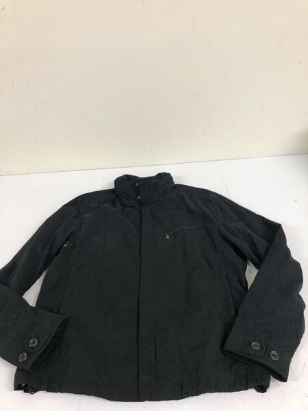 送料無料★UNIQLO ユニクロ★ジップアップジャケット ブルゾン コート★メンズ XLサイズ★ブラック#70403sjj33