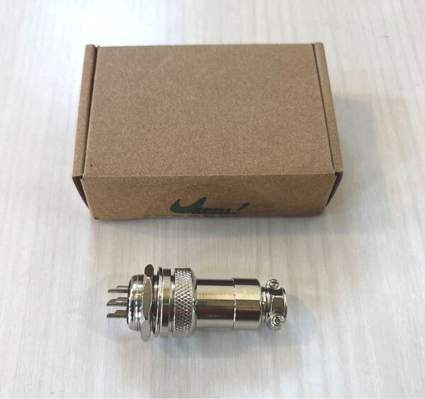uxcell 航空コネクタアダプター 金属パネル オス 20 mmネジ GX20-7 AC 250V 10A 7P
