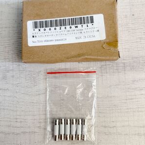uxcell セラミックカートリッジヒューズ 10A 250V 5x20mm スローブロー 置換 ステレオオーディオアラームアリファイア用 セラミック/6個入
