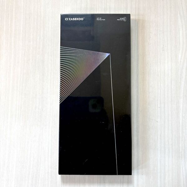 【装着感ゼロ・本体再現】CASEKOO iPhone 14 Plus/13promax 用ガラスフィルム 2枚セット ガイド枠付 高透過 全面保護 自動吸着 強化ガラス