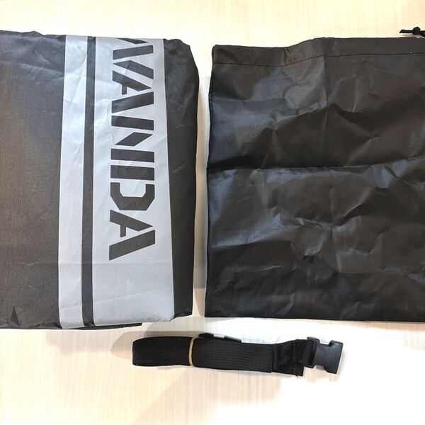 WANDA バイクカバー【420D厚手・全天候・防水】破れにくい/耐熱/UVカット/超撥水 風飛び防止/反射材/通気 オックス生地 (2XL:245*110*130)