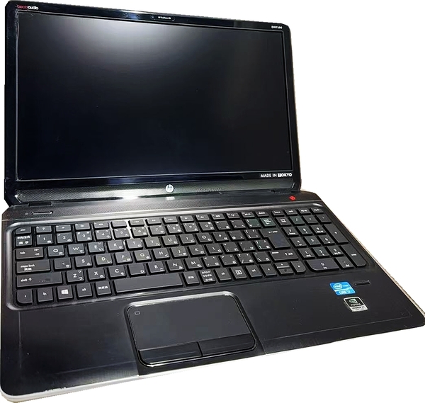 中古 HP-Dv6 15.6型ノートパソコン Corei7-3630QM・8GB・SSD256GB・カメラ・DVDマルチ・テンキー・Win11・Office2021・BT・Wifi 5179