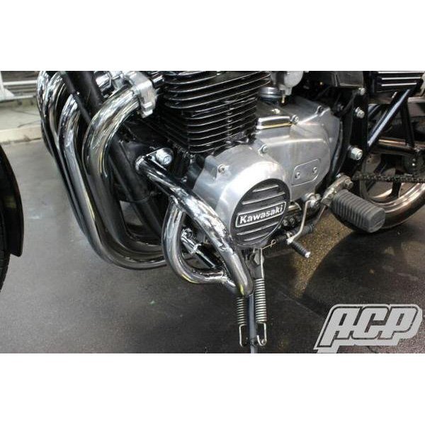新品 メッキ エンジン ガード GPZ400F／GPZ400F2