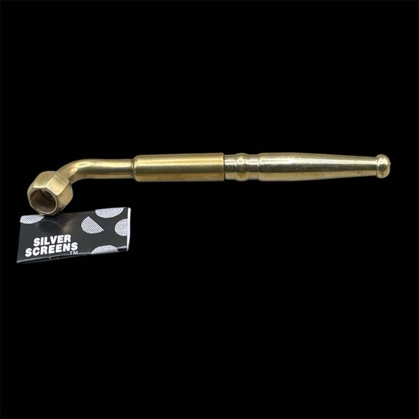 新品未使用 煙管 パイプ キセル 煙草 喫煙具 真鍮 タバコパイプ 約13.5㎝