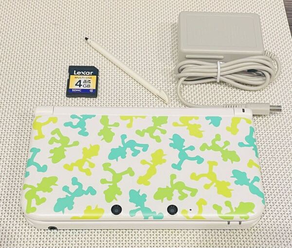 ニンテンドー3DS LL ルイージ30周年 パック 本体動作品 送料無料 Nintendo 任天堂 付属品付き