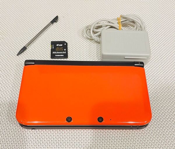 限定版ニンテンドー3DSLL リミテッドパック オレンジブラック 本体動作品 送料無料 付属品付き Nintendo 任天堂