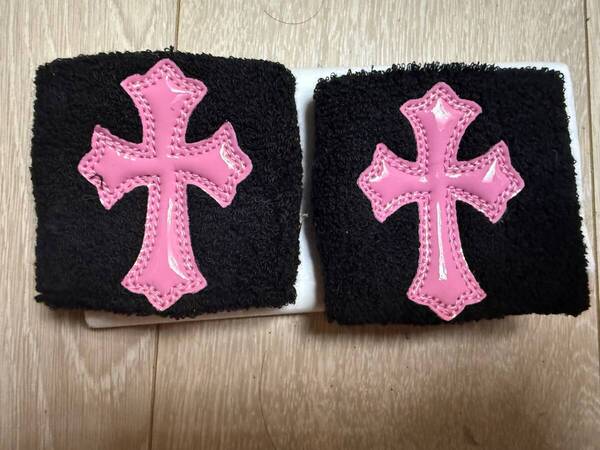 クロムハーツ Chrome Hearts 自身購入品 新品 リストバンド クロスパッチ