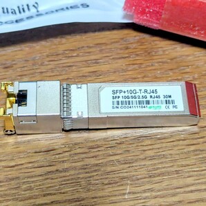 10GBase-T SFP+ 10G-T RJ-45 30m 5G 2.5G モジュール トランシーバ