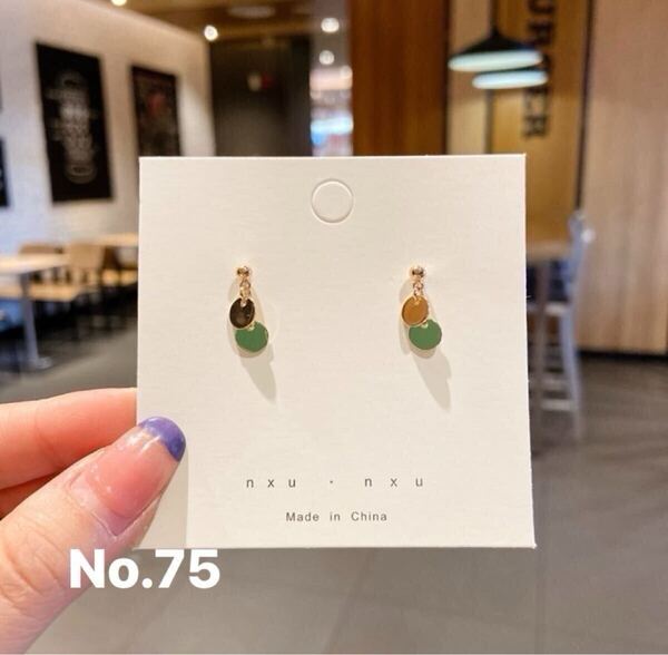 ピアス 耳飾り ゴールド シルバー パール アクセサリー 大人可愛い シンプル 結婚式 パーティー No.75