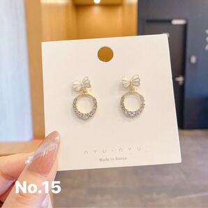 ピアス 耳飾り ゴールド シルバー パール アクセサリー 大人可愛い シンプル 結婚式 パーティー No.15