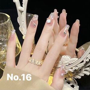 ネイルチップ つけ爪 ネイルアート ネイル デコネイル ワンカラーネイル No.16