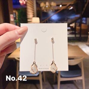 ピアス 耳飾り ゴールド シルバー パール アクセサリー 大人可愛い シンプル 結婚式 パーティー No.42